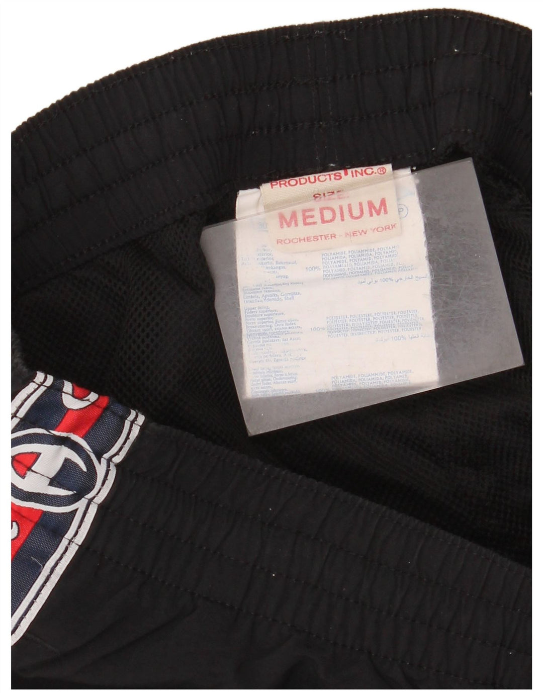 Champion Rochester Graphic Pantalones De Chándal Mediano Negro Poliamida Hombre