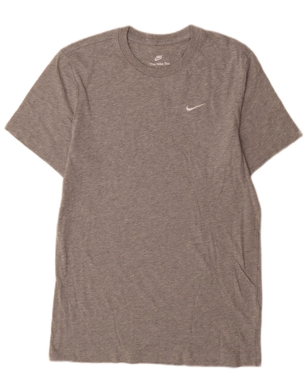Camiseta Nike Hombre Top Small Gris Algodón