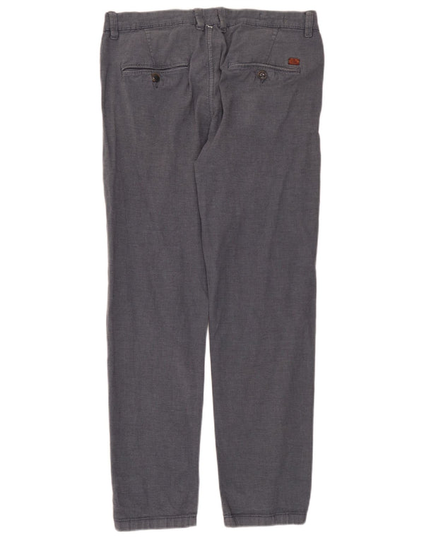 Jack & Jones Mens Marco Slim Chino Pantalones W32 L32 Algodón Gris