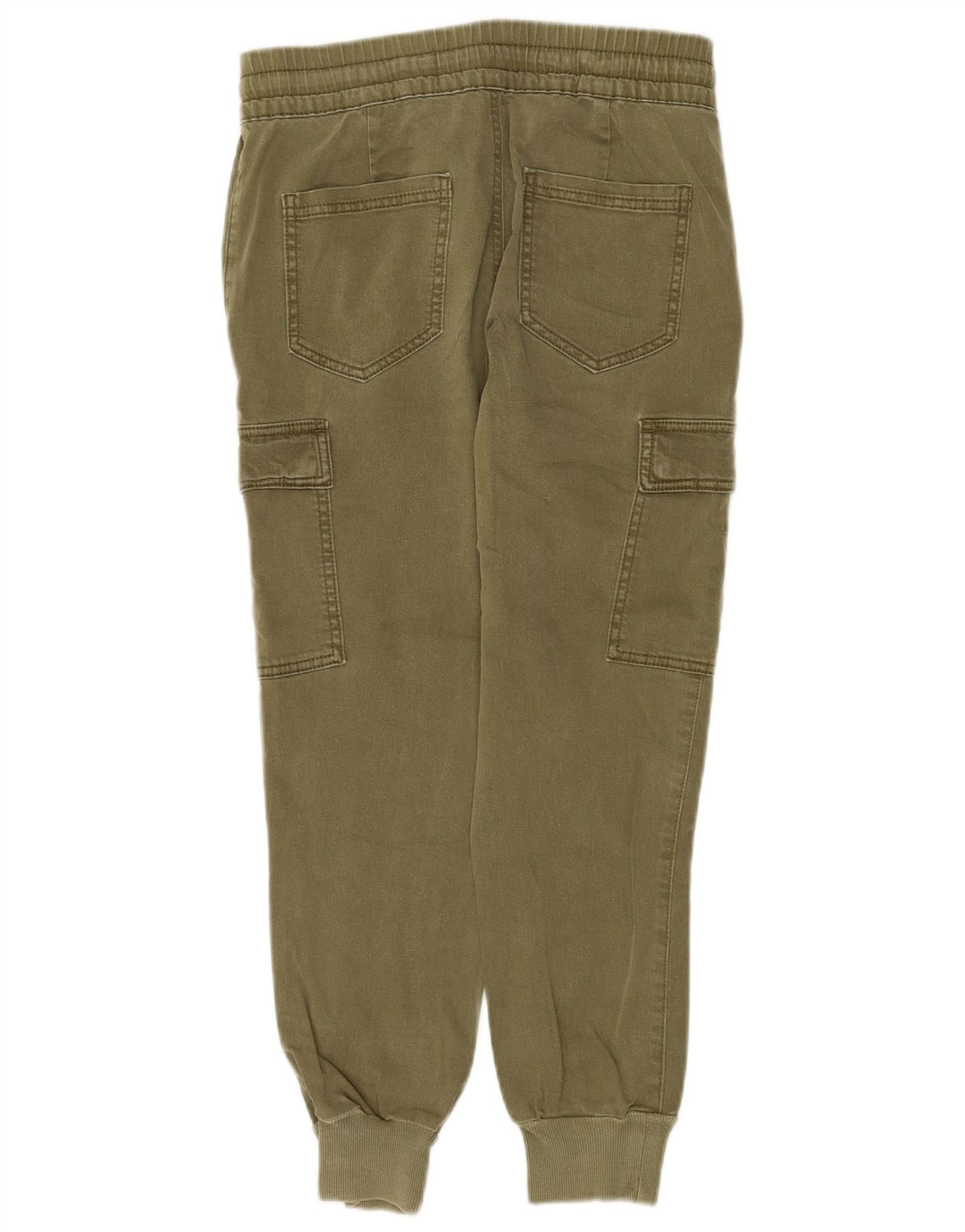 Benetton Pantalón Cargo Joggers Mujer W30 L25 Caqui