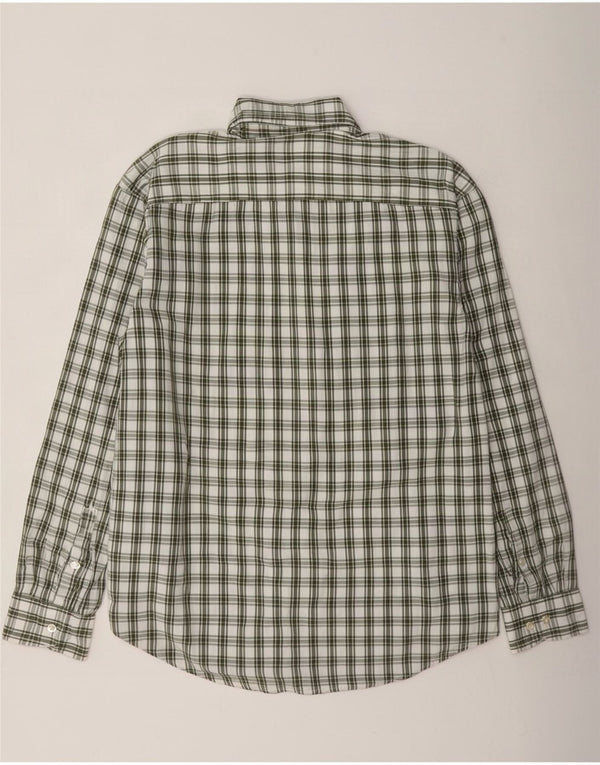 Camisa Tommy Hilfiger Hombre Algodón a cuadros verdes grandes