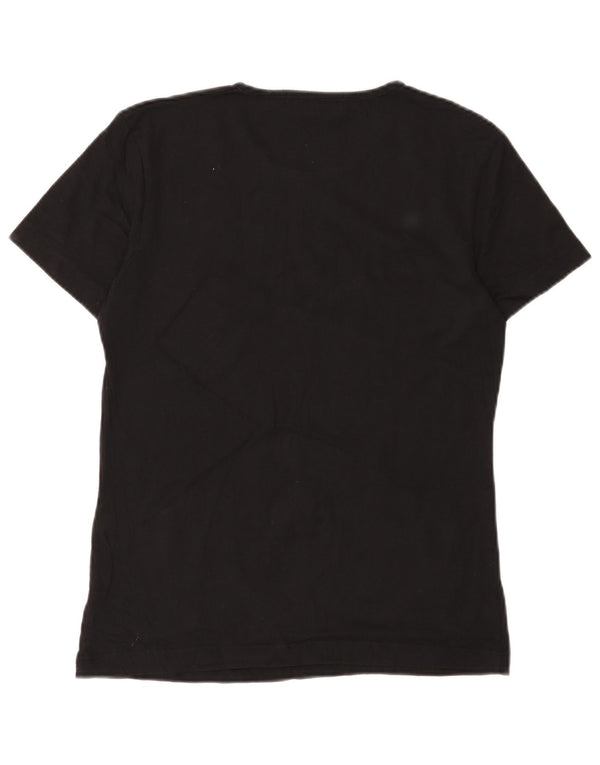 CALVIN KLEIN JEANS Camiseta gráfica para mujer Top UK 40 Grande Negro