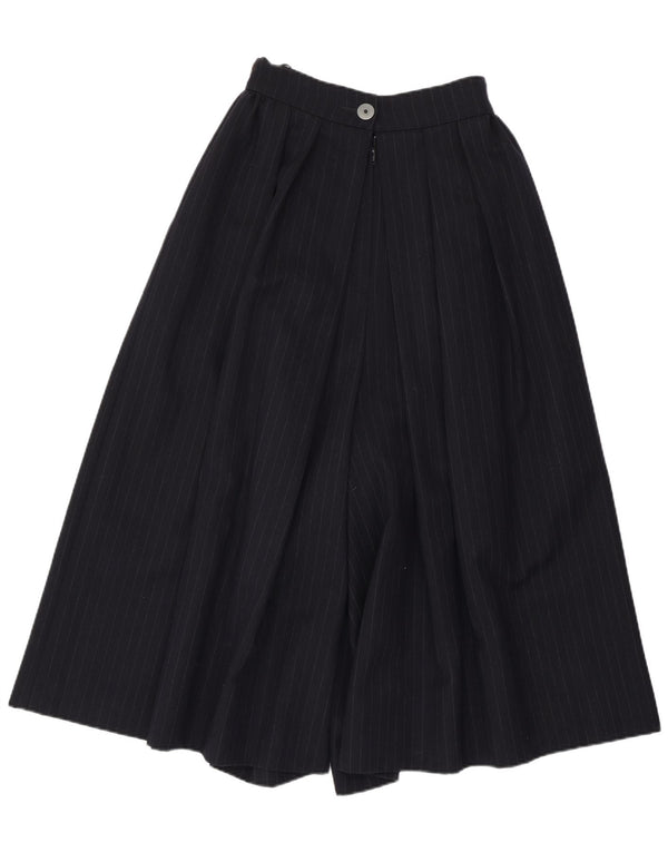 JOHN ROCHA Pantalones casuales acampanados para mujer UK 10 Small W25 Azul marino