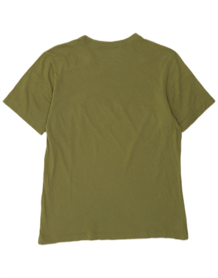 Nike - Camiseta gráfica para hombre, talla pequeña, algodón verde