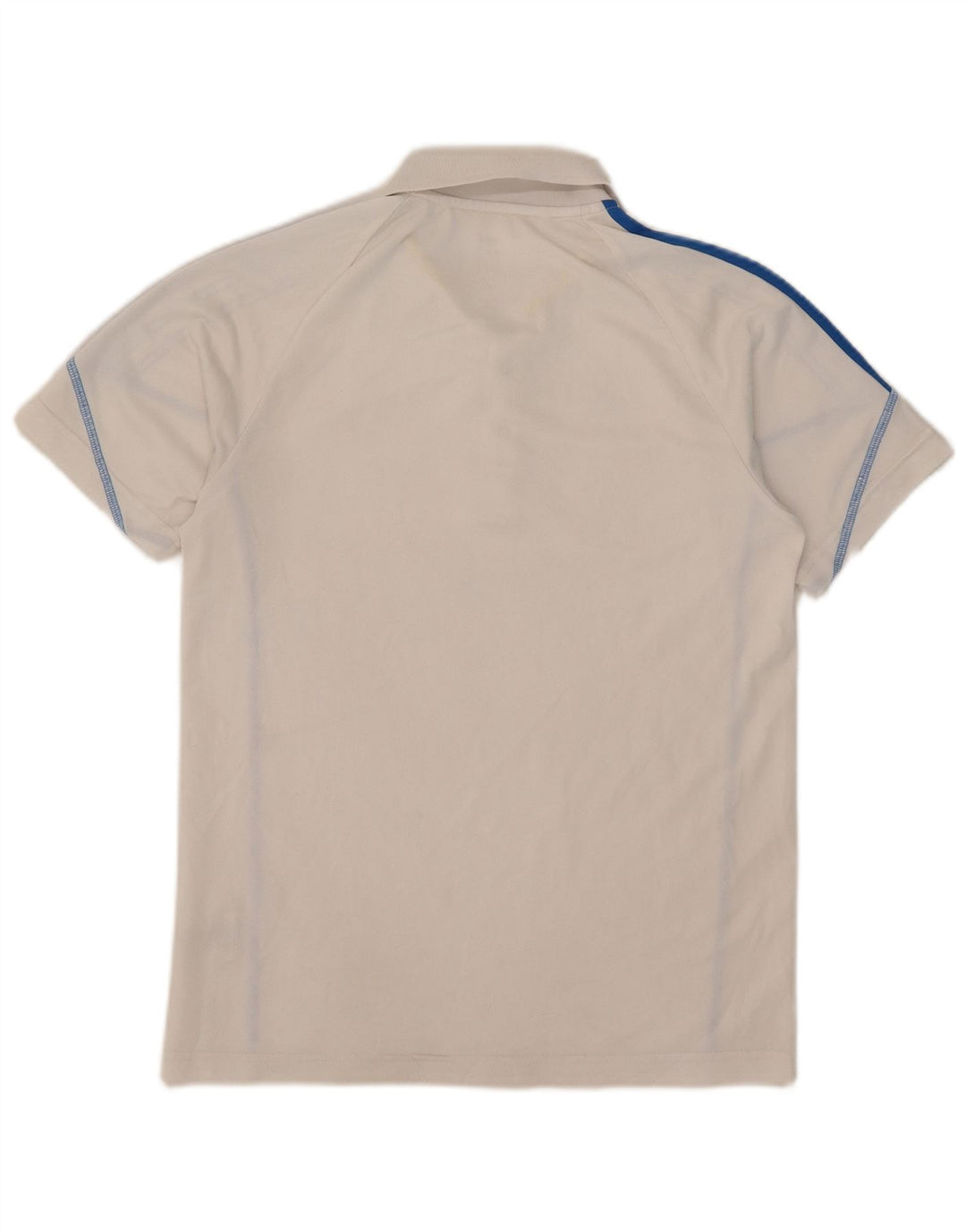 ADIDAS Polo Climalite para hombre pequeño poliéster blanco