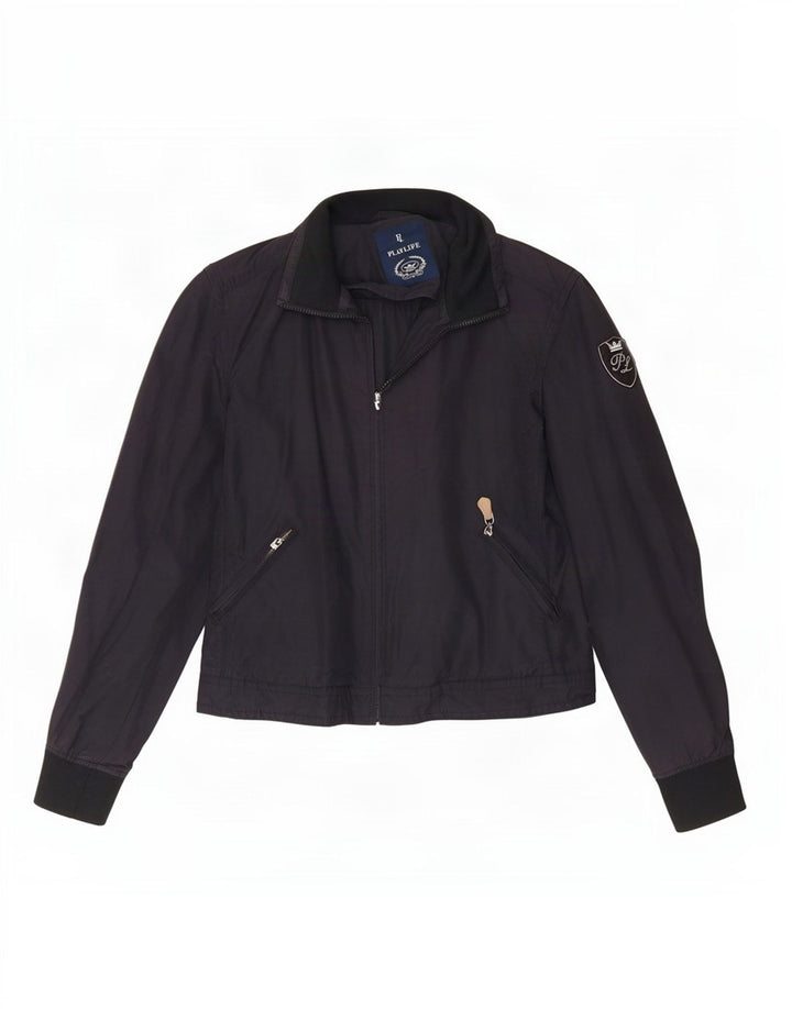 Playlife Chaqueta Bomber para Mujer UK 46 Grande Azul Marino Algodón
