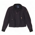 Playlife Chaqueta Bomber para Mujer UK 46 Grande Azul Marino Algodón