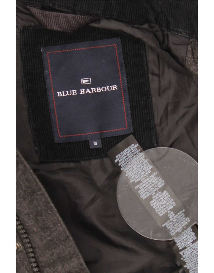 Marks & Spencer Chaqueta utilitaria acolchada Blue Harbor para hombre UK 38 Gris medio