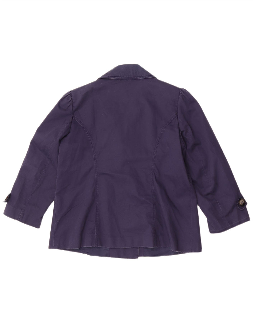 Marks & Spencer Gabardina corta para mujer UK 44 Azul marino mediano