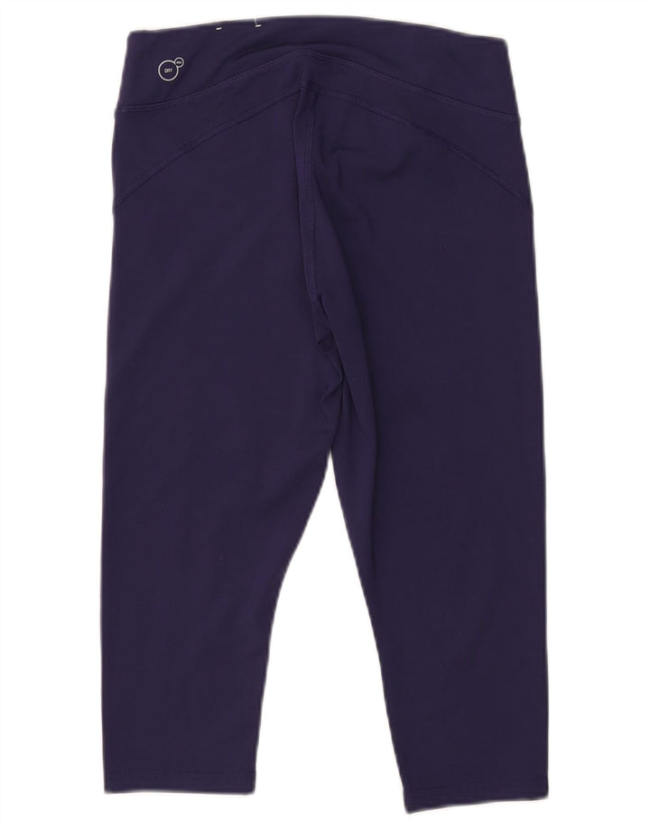 Puma Leggings Capri para Mujer Reino Unido 12 Mediano Púrpura