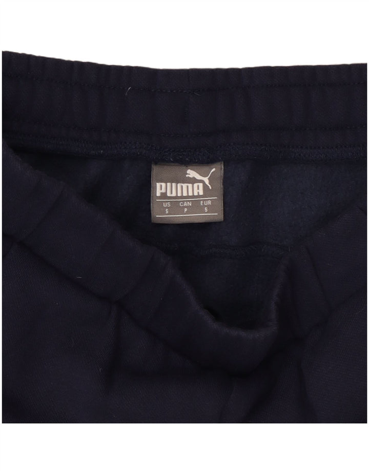 Puma Pantalones De Chándal Gráficos Para Hombre Pequeño Azul Marino