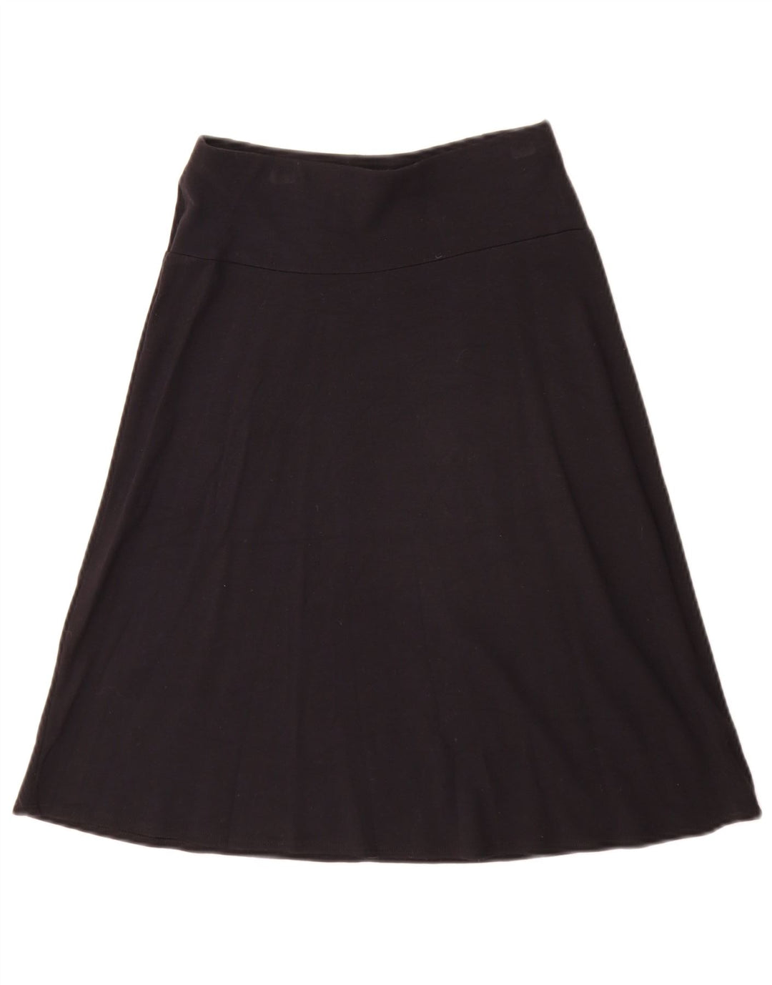 Marks & Spencer Falda Acampanada para Mujer UK 8 Small W26 Viscosa Negra