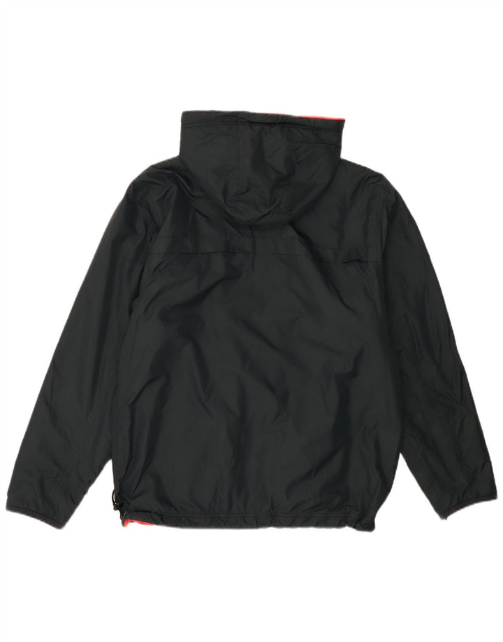 CHAMPION Mens Hooded Reversible Jacket UK 38 Medium Black