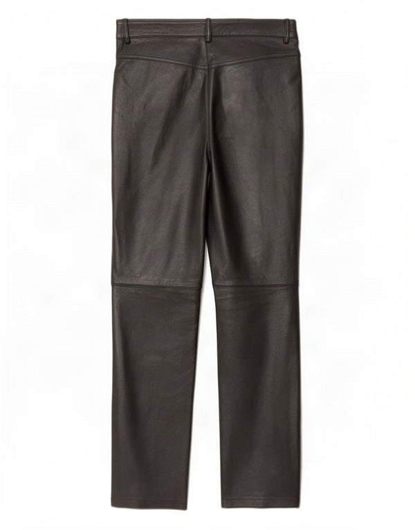 Urban Outfitters Pantalones de piel sintética para mujer UK 40 Medium W30 L29 Negro