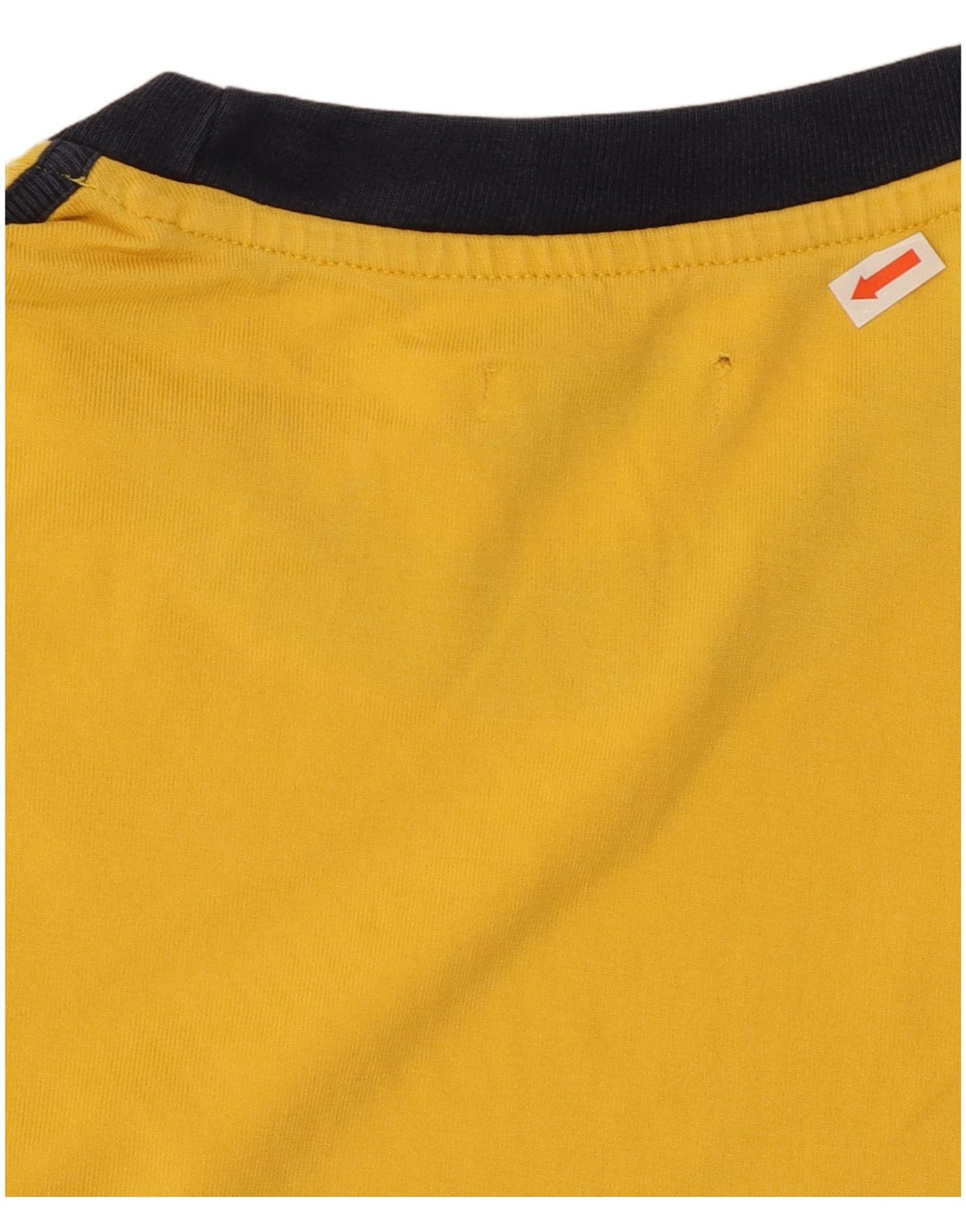Gas Hombre Top Gráfico Manga Larga Amarillo Medio
