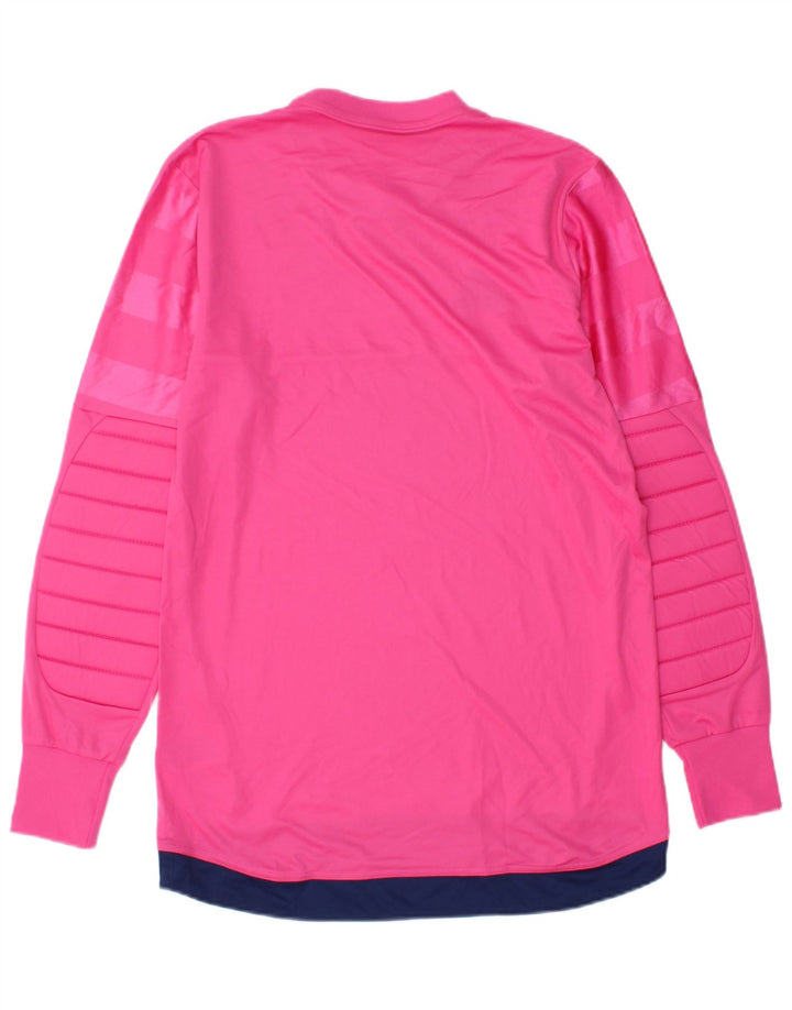 Adidas Mens Climalite Camiseta Top Pequeño Rosa Rayas Poliéster