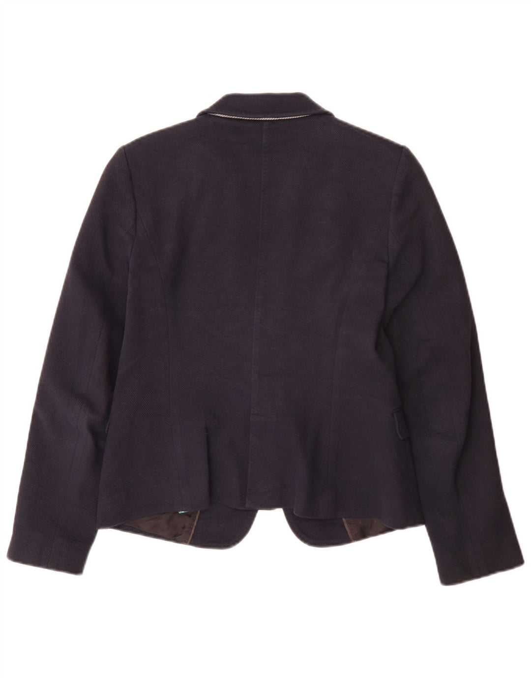Massimo Dutti Chaqueta Blazer 1 Botón Mujer EU 40 Mediano Azul Marino Algodón