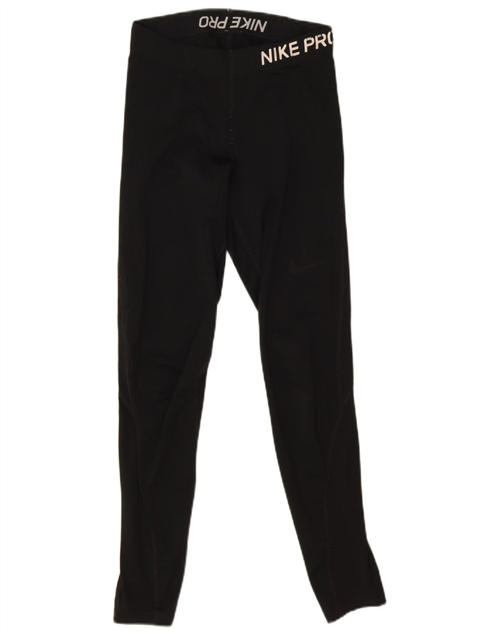 Nike Dri Fit Graphic Leggings para mujer, talla 8, color negro