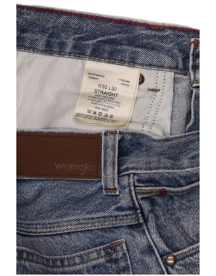 Vaqueros Wrangler Hombre Rectos W30 L30 Algodón Azul
