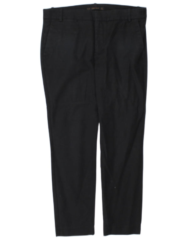 Zara Mujer Pantalón Chino Slim EU 38 Medium W28 L26 Azul Marino