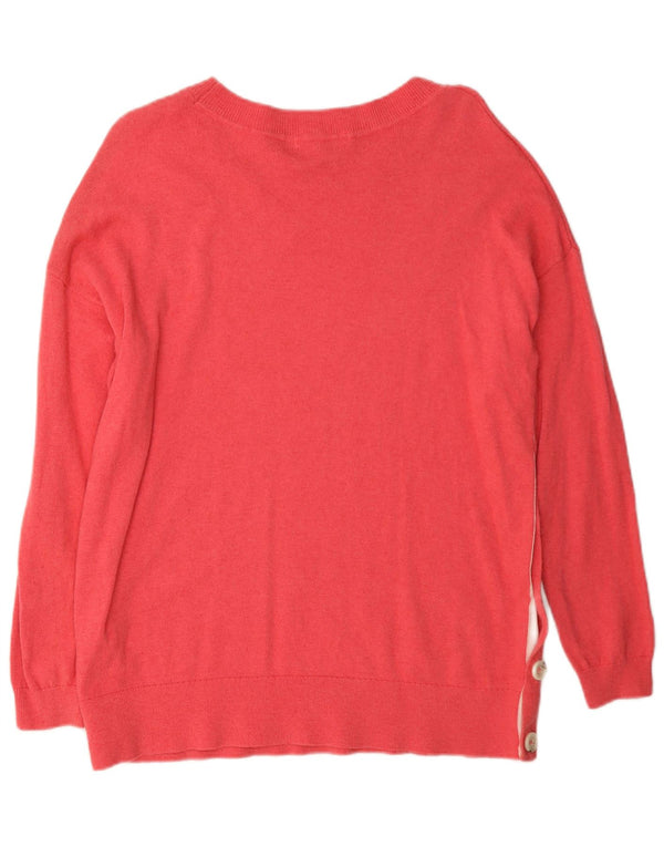 Boden Suéter tipo jersey con cuello barco para mujer UK 44 Viscosa rosa mediana