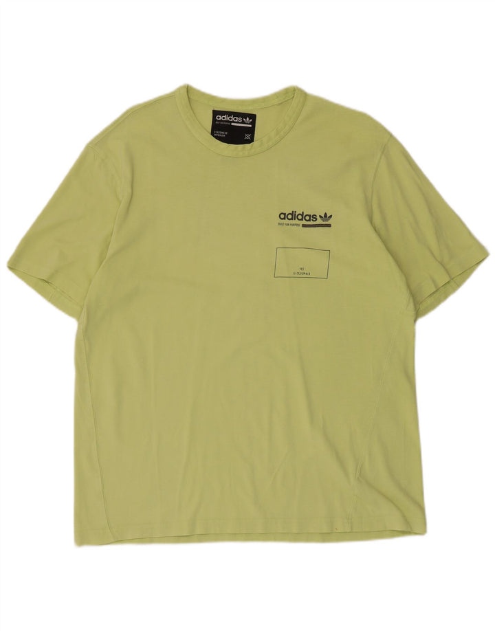 Camiseta Adidas Hombre Top Medium Verde Algodón