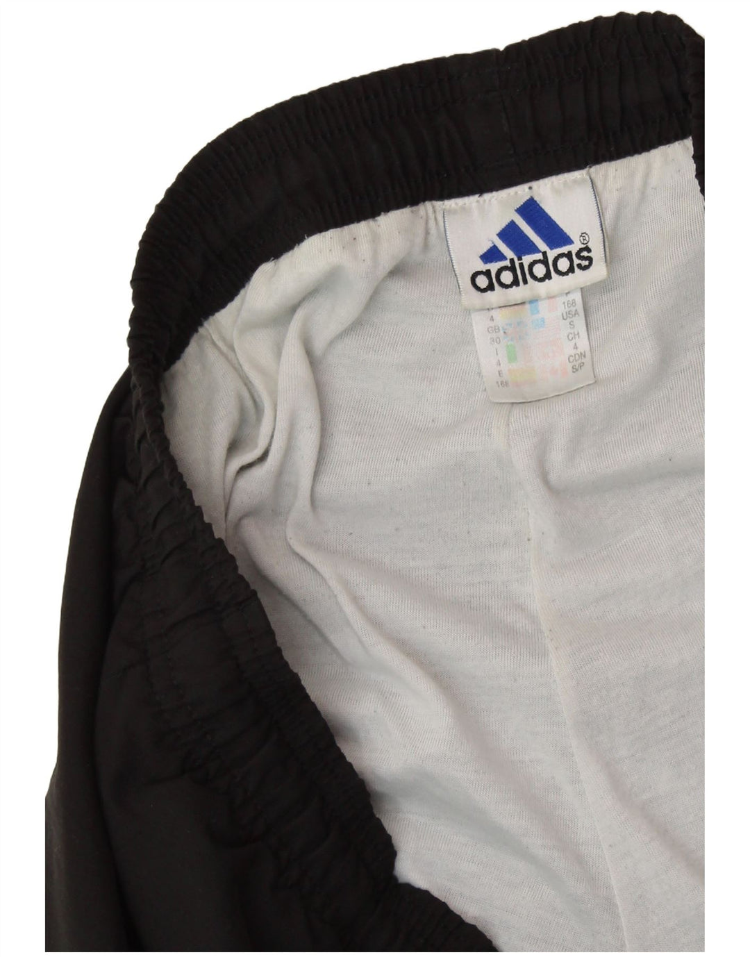 ADIDAS Hombre Chándal Pantalones Joggers Pequeño Negro Poliéster