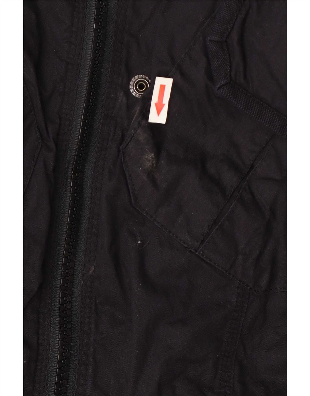 Superdry Chaqueta utilitaria para hombre ES 38 Mediana Algodón negro