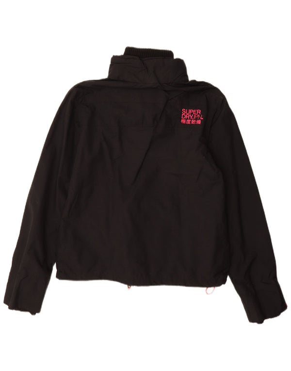 Superdry Chaqueta Cortavientos The Windcheater para Mujer UK 40 XL Nylon Negro