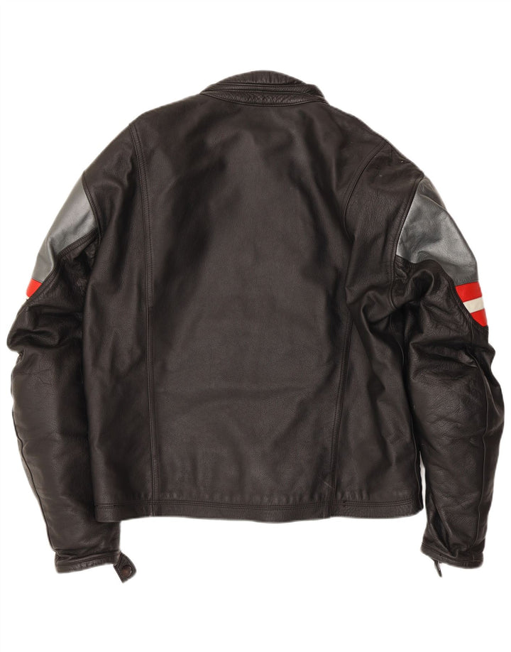 Dainese Chaqueta de cuero para hombre, talla 40, color negro