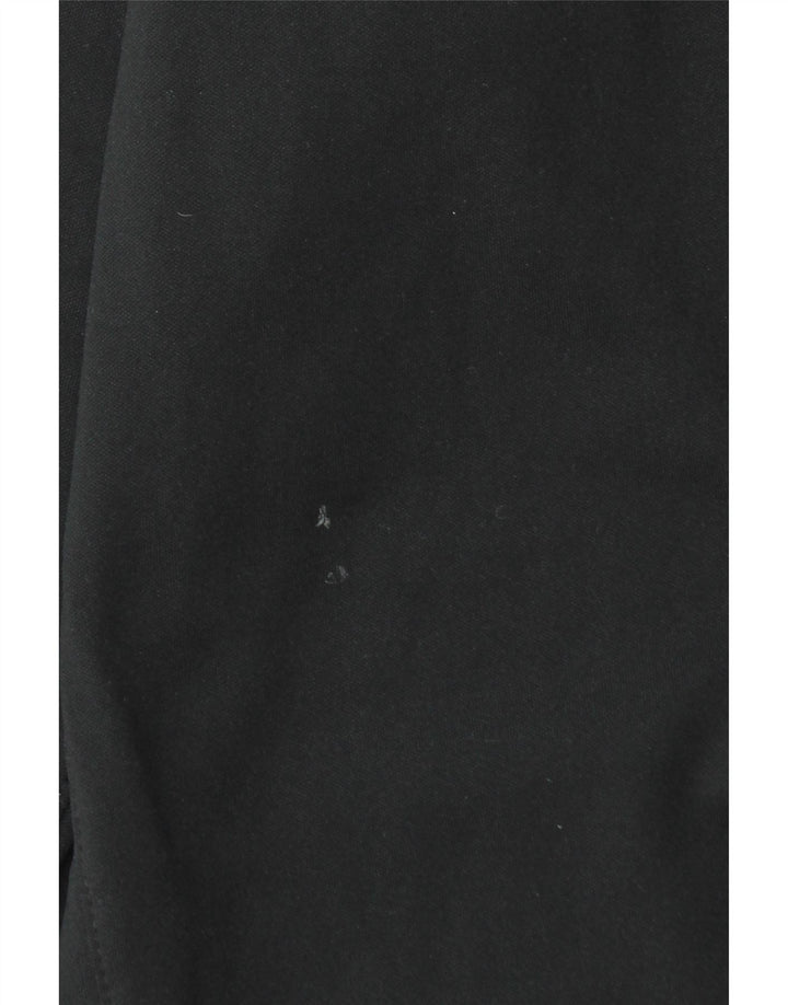 Nike Dri Fit - Chándal con cremallera y cuello para hombre, talla mediana, poliéster negro