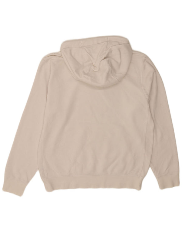 Nike - Sudadera con capucha para hombre, talla pequeña, algodón blanco