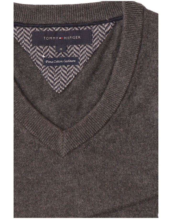 Camiseta sin mangas Tommy Hilfiger para hombre de algodón gris medio