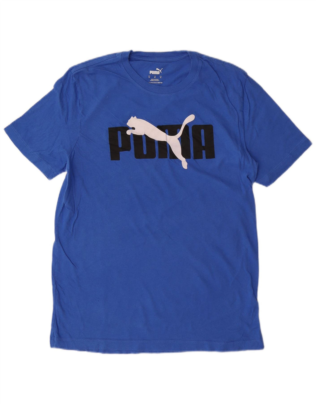 PUMA Camiseta gráfica para hombre Top azul medio