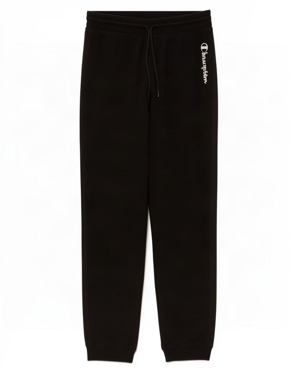 Champion Pantalones De Chándal Para Hombre Joggers Small Algodón Negro