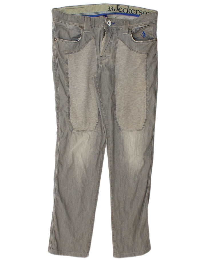 Vaqueros ajustados para mujer Jeckerson W33 L29 Algodón gris