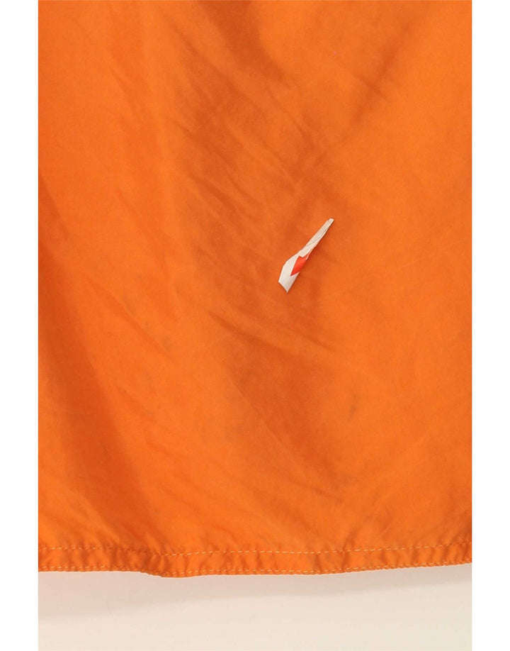 Falda envolvente vintage para mujer mediana W28 seda naranja