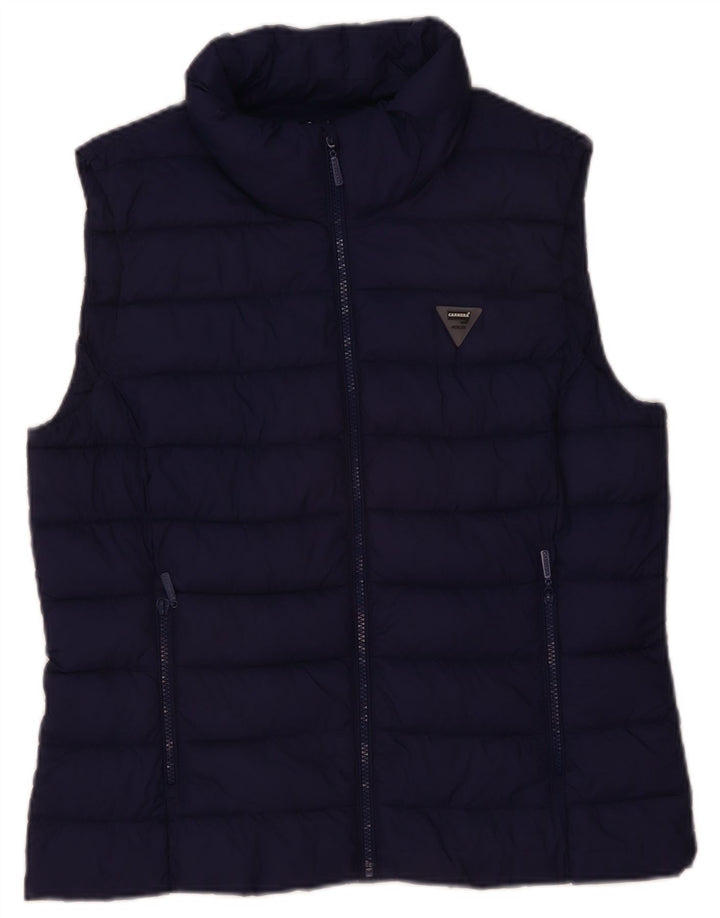 Chaleco acolchado Carrera para mujer UK 40 Large Poliamida azul marino