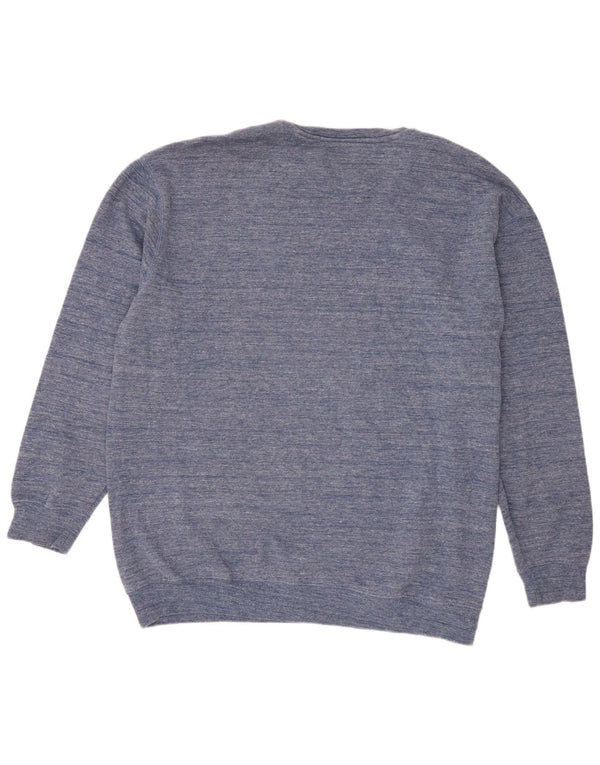 Asociación de Polo de EE. UU. Sudadera para hombre Jumper 2XL Algodón moteado azul marino