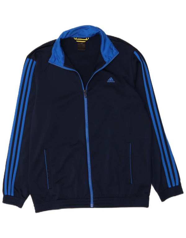 ADIDAS Chaqueta de chándal para hombre UK 44/46 XL Azul marino Poliéster