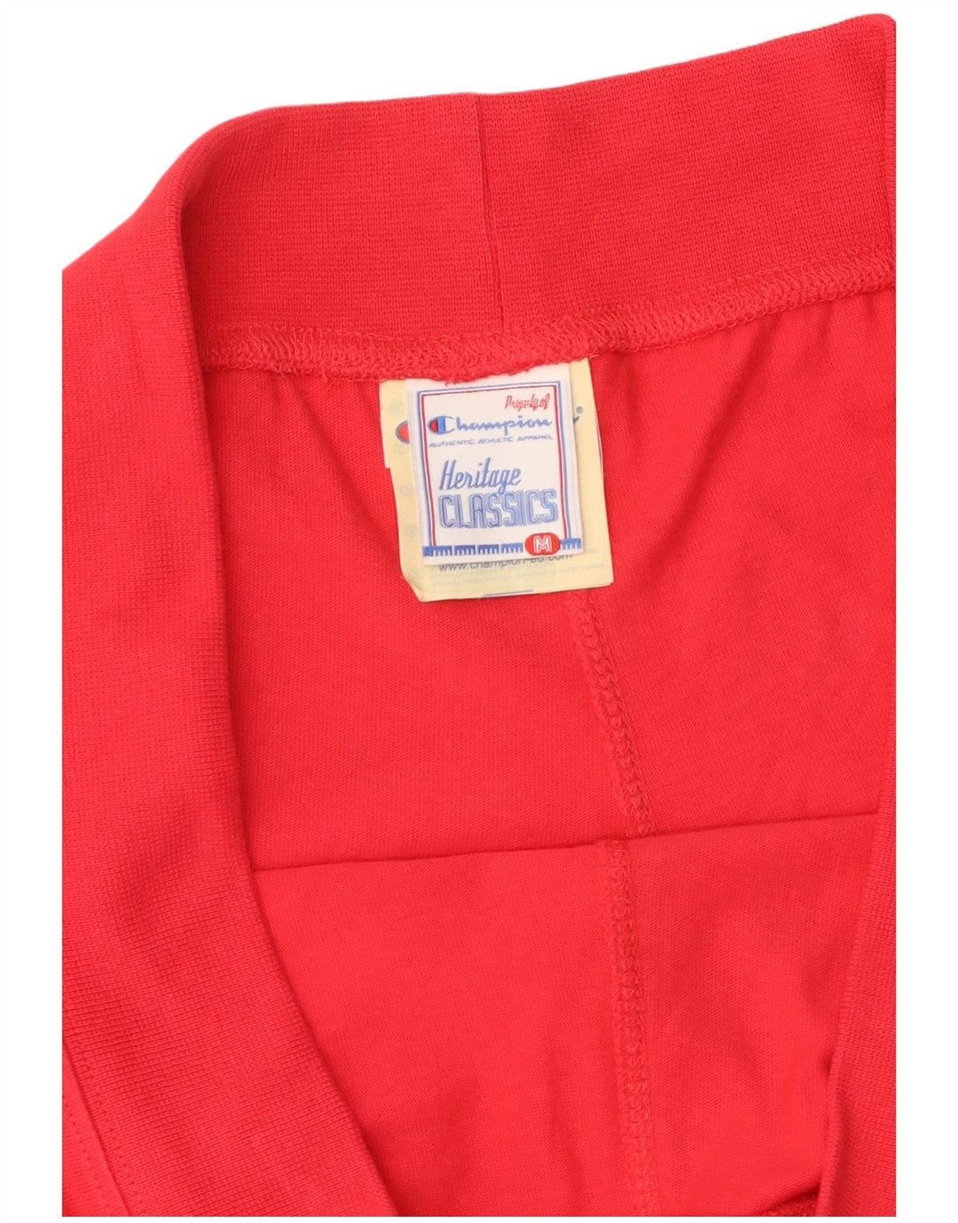 CHAMPION Pantalones cortos deportivos Heritage Classics para mujer UK 14 Mediano Rojo Algodón
