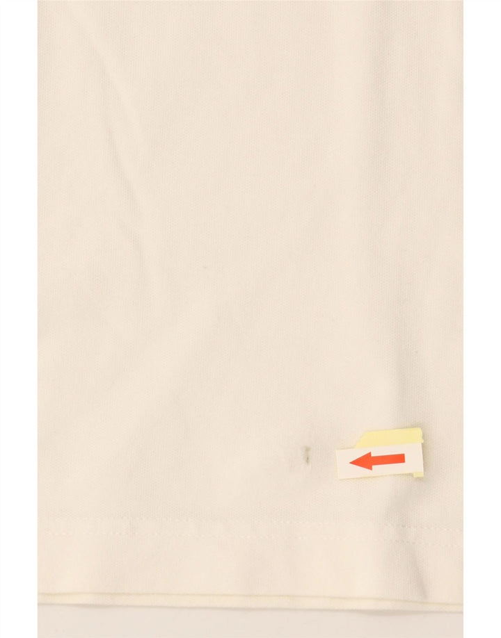 TOMMY HILFIGER Polo para mujer UK 44 Mediano Blanco