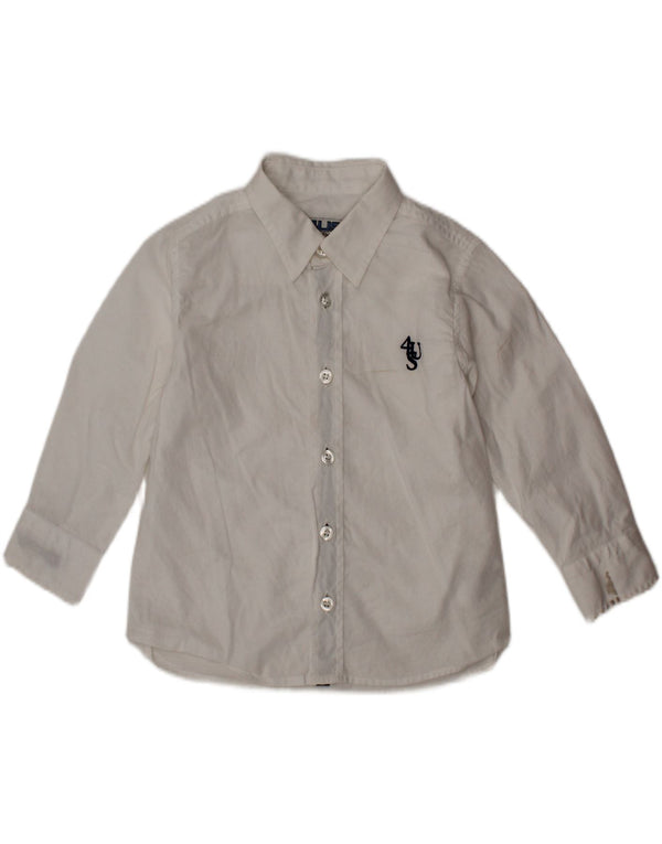 CESARE PACIOTTI 4US Camisa para bebé niño 9-12 meses Algodón blanco