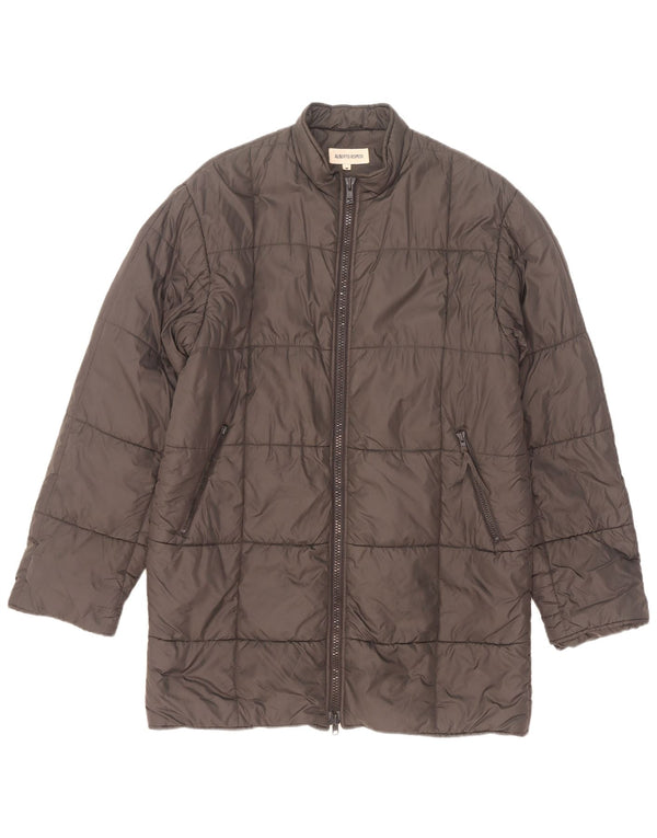 Alberto Aspesi Chaqueta acolchada para hombre ES 38 Nylon gris medio