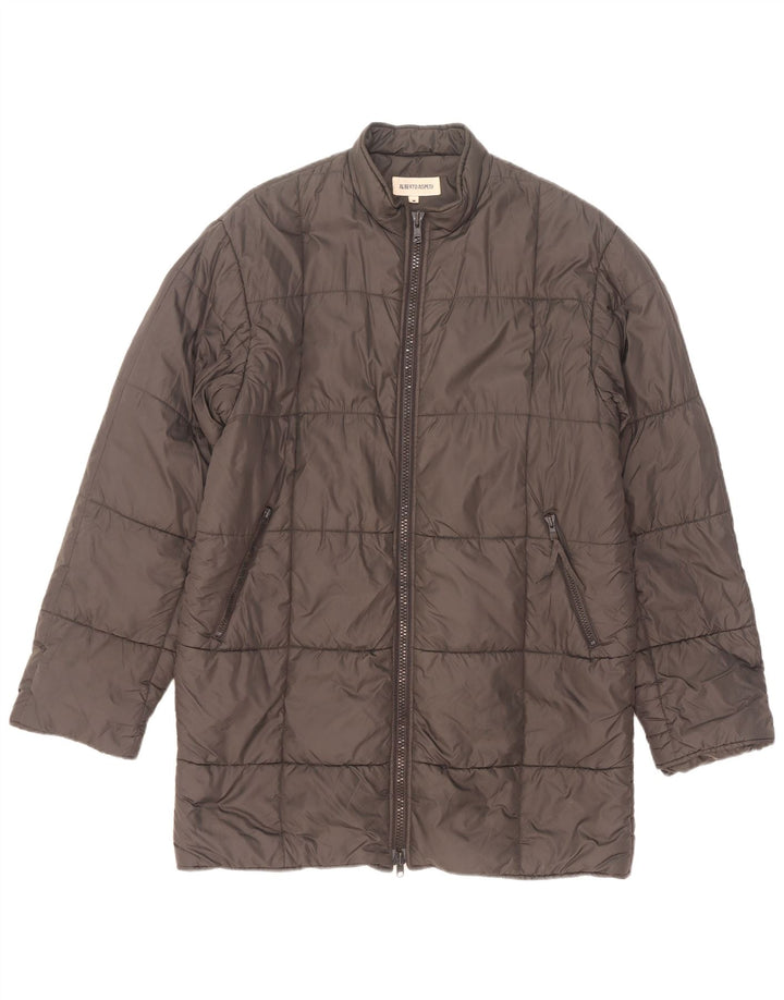 Alberto Aspesi Chaqueta acolchada para hombre ES 38 Nylon gris medio