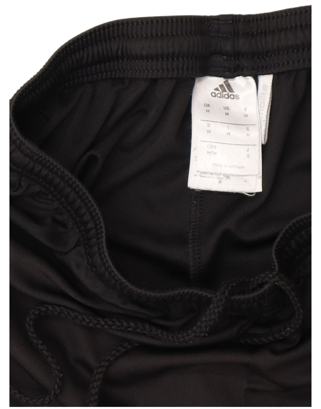 Pantalones cortos deportivos ADIDAS Climalite para hombre Poliéster negro mediano