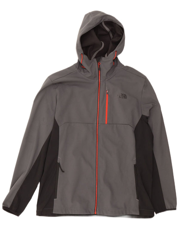 The North Face Chaqueta De Chándal Con Capucha Para Hombre XL Gris Colorblock