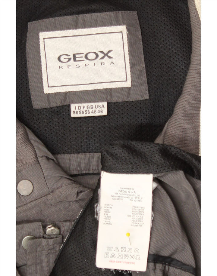 Chaqueta bomber para hombre Geox UK 46 3XL Gris Poliéster
