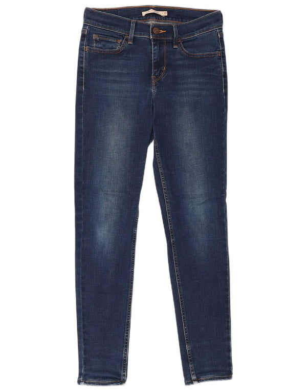 Levi's Mujer 710 Super Skinny Jeans W27 L27 Algodón Azul