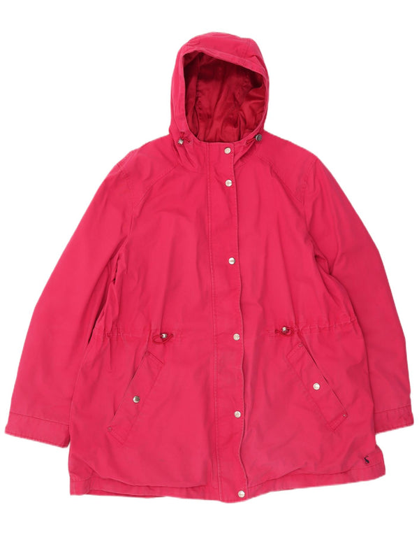 Chubasquero con capucha para mujer Joules UK 40 XL Algodón rosa